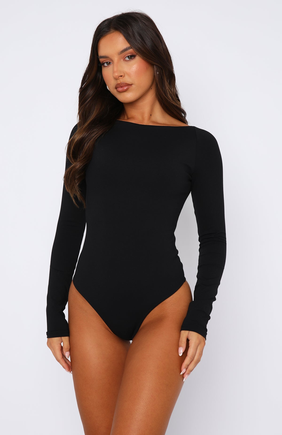 EXPRESS black long sleeve body suit Size M - $20 - From Sydney