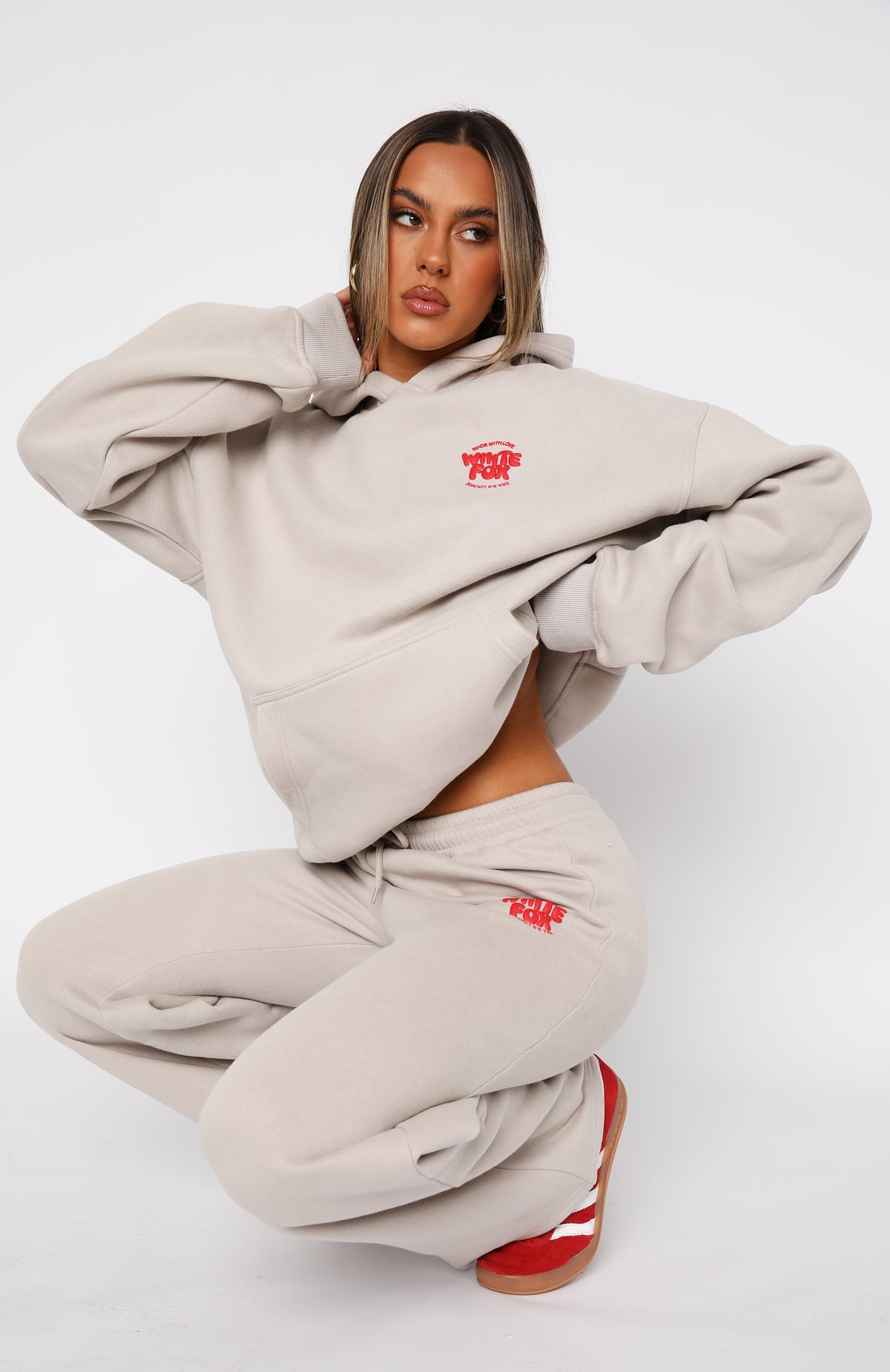 With Love For You Oversized Hoodie Ocean
