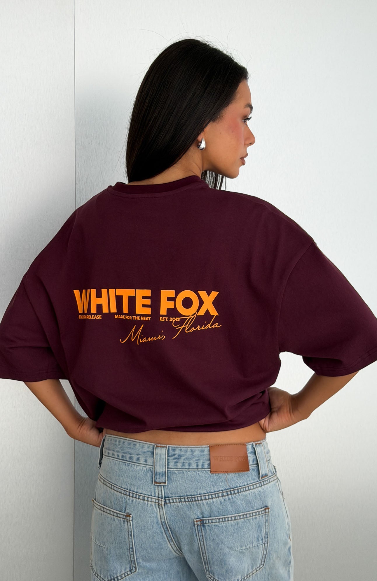 Give It Time Oversized Tee Plum | White Fox Boutique