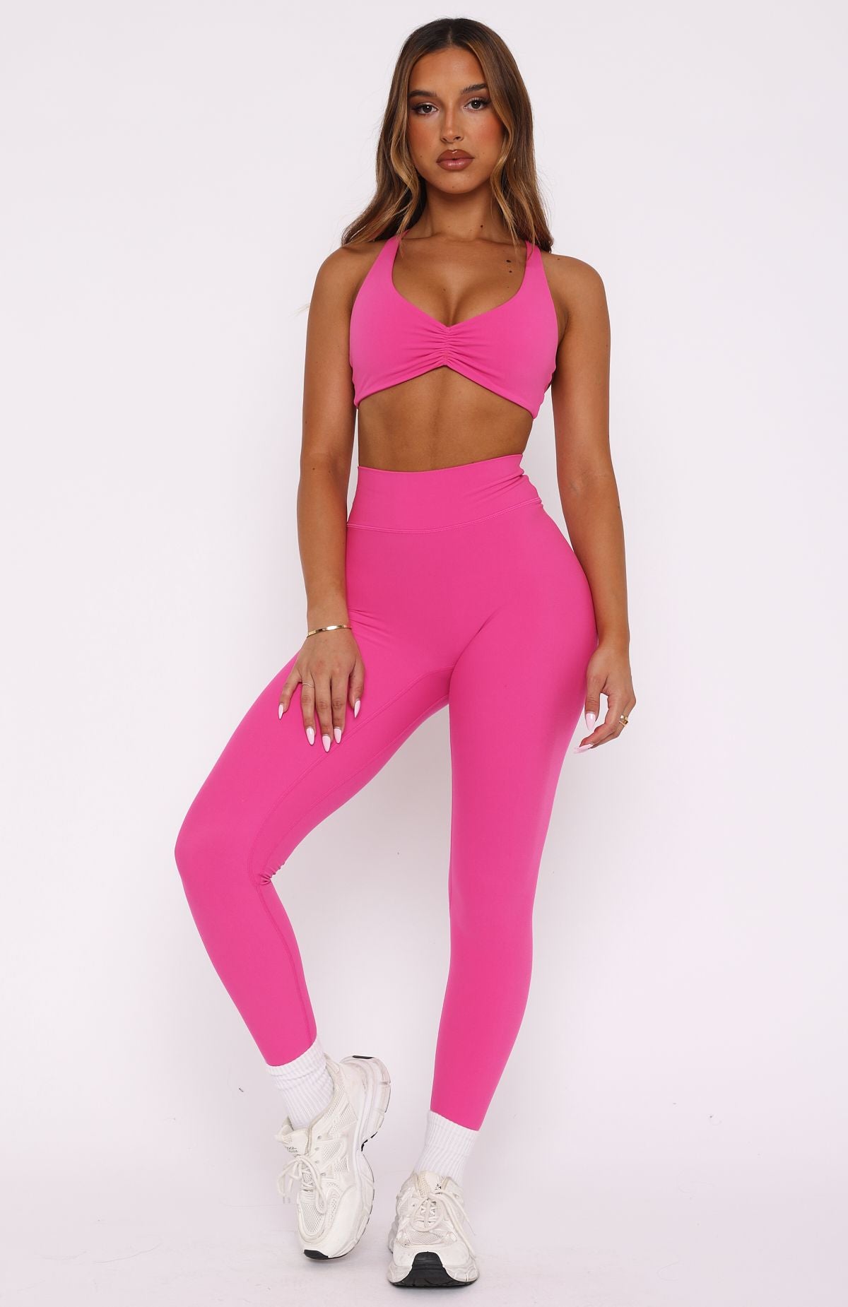 Intensity Scrunch Leggings Bubblegum | White Fox Boutique