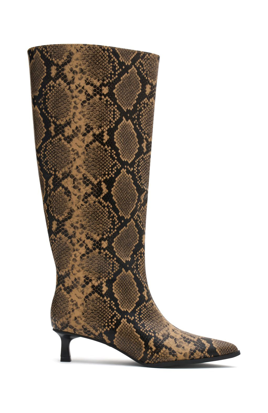 Juliette Knee High Boots Snake | White Fox Boutique