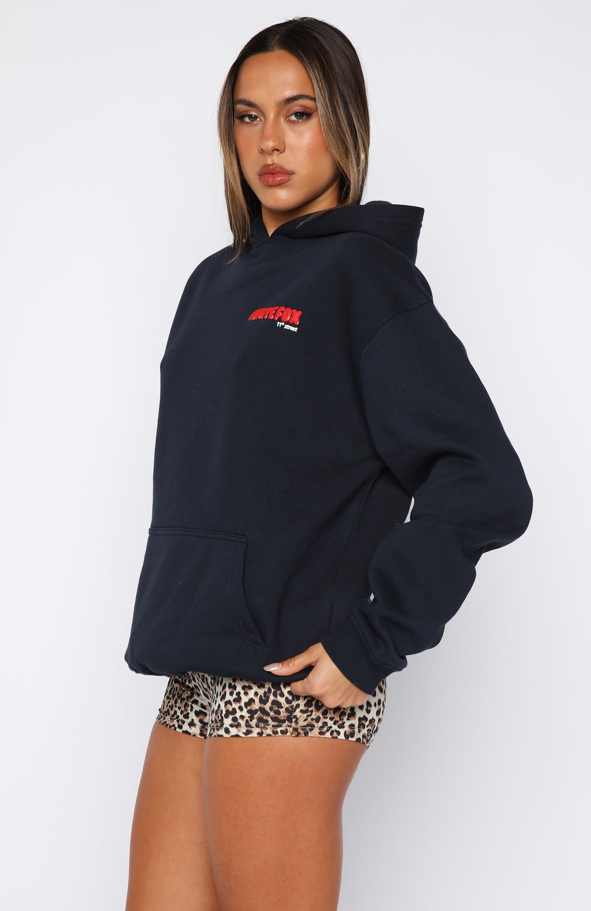 11th Street City Girl At Heart Oversized Hoodie Cinnamon Bun