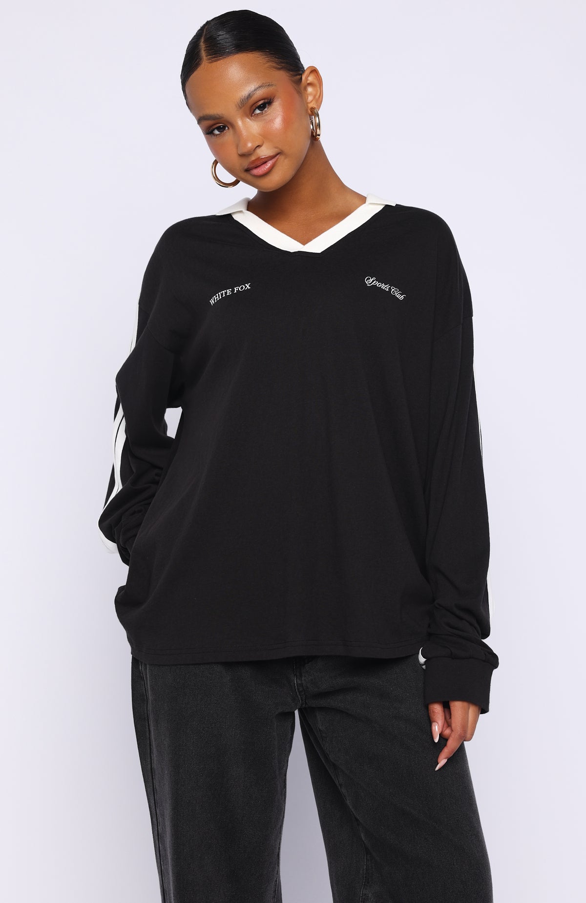 Dreamy×WABISABI long sleeve top XS 墨 Dreamy×WABISABI long sleeve