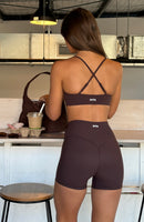 Fusion Sports Bra Dark Chocolate