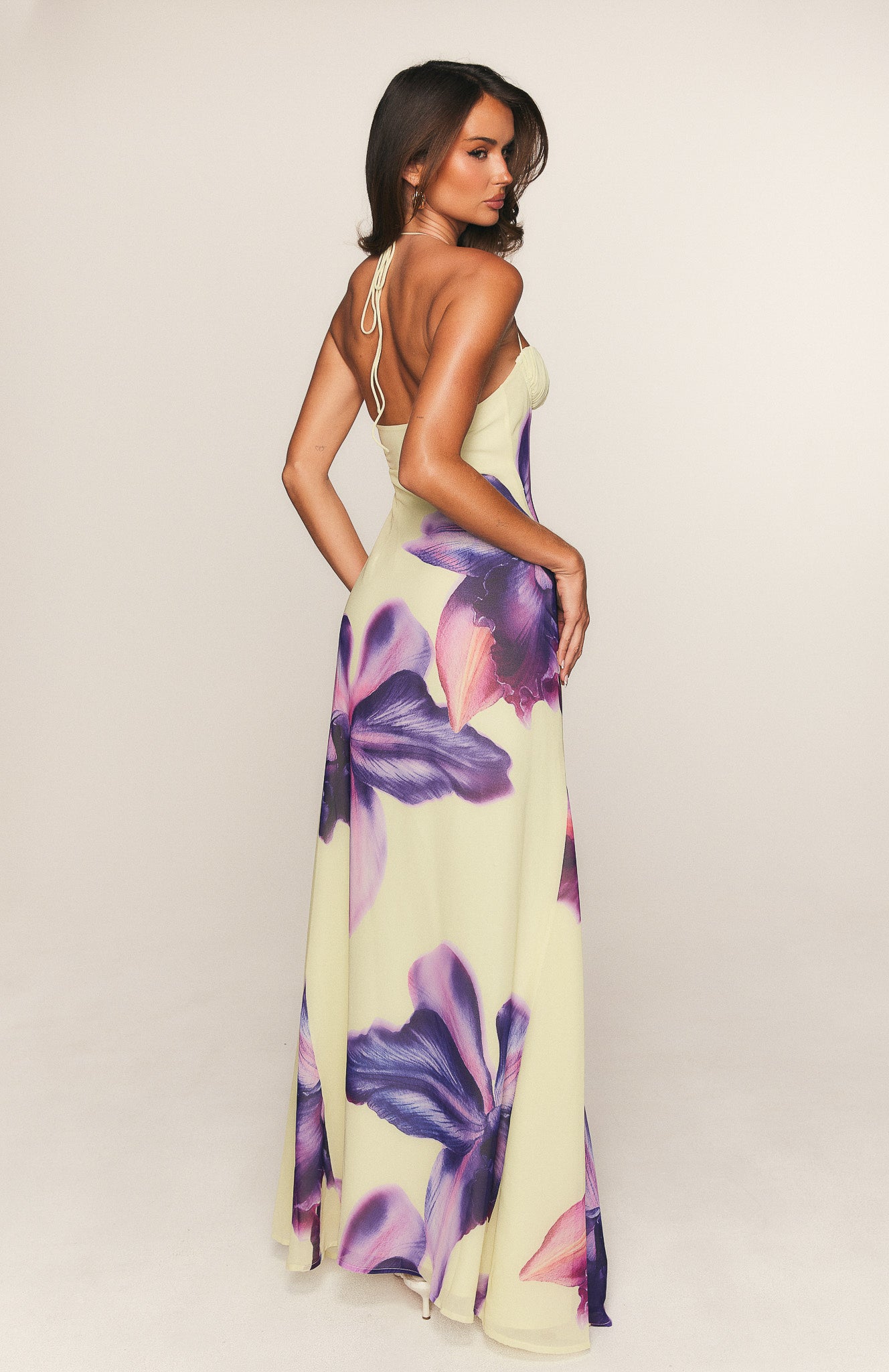 chinese dress ladies Blush Amethyst Gown – Prism Boutique main image 1