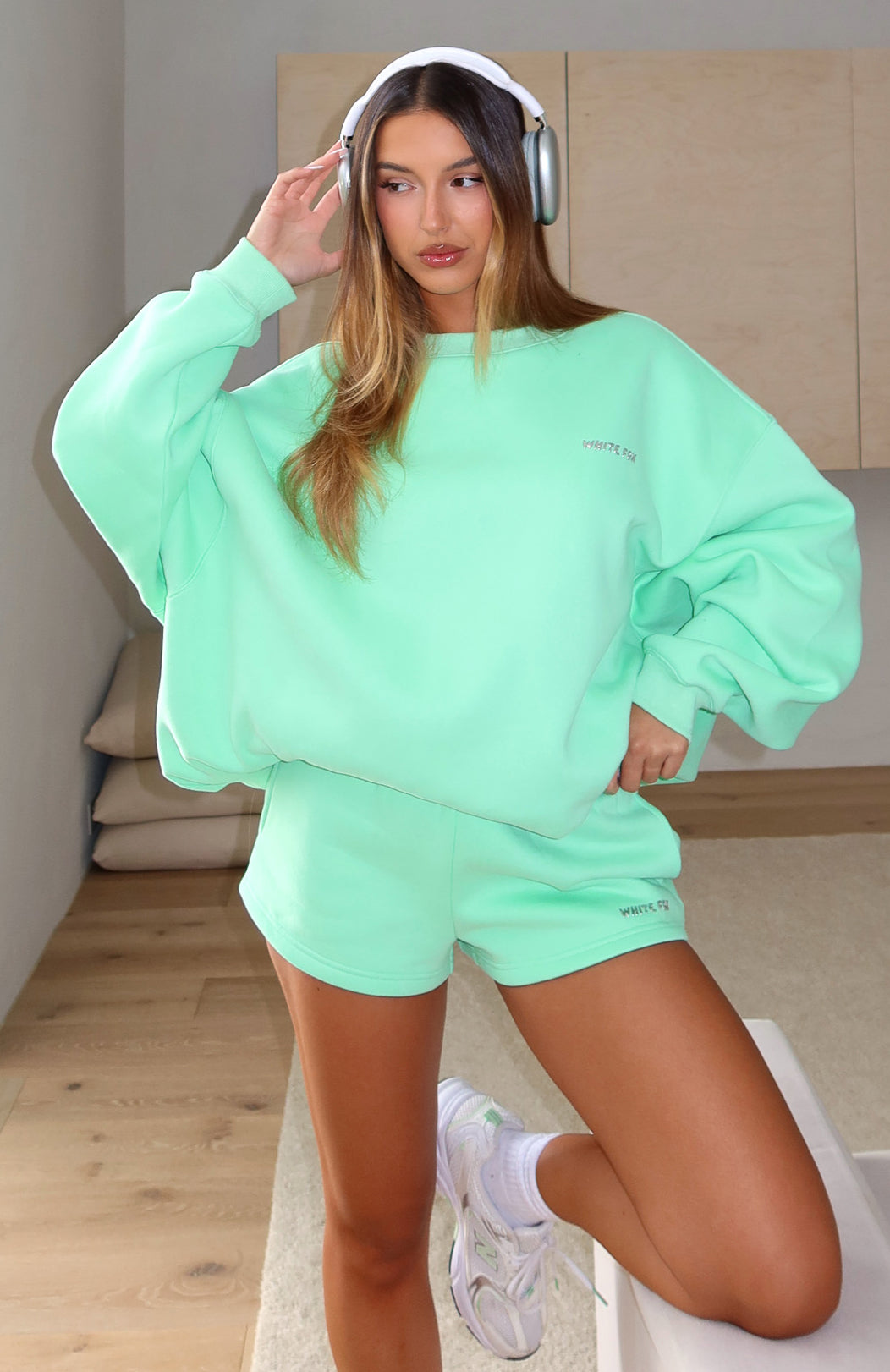 Test Drive Oversized Sweater Mint | White Fox Boutique
