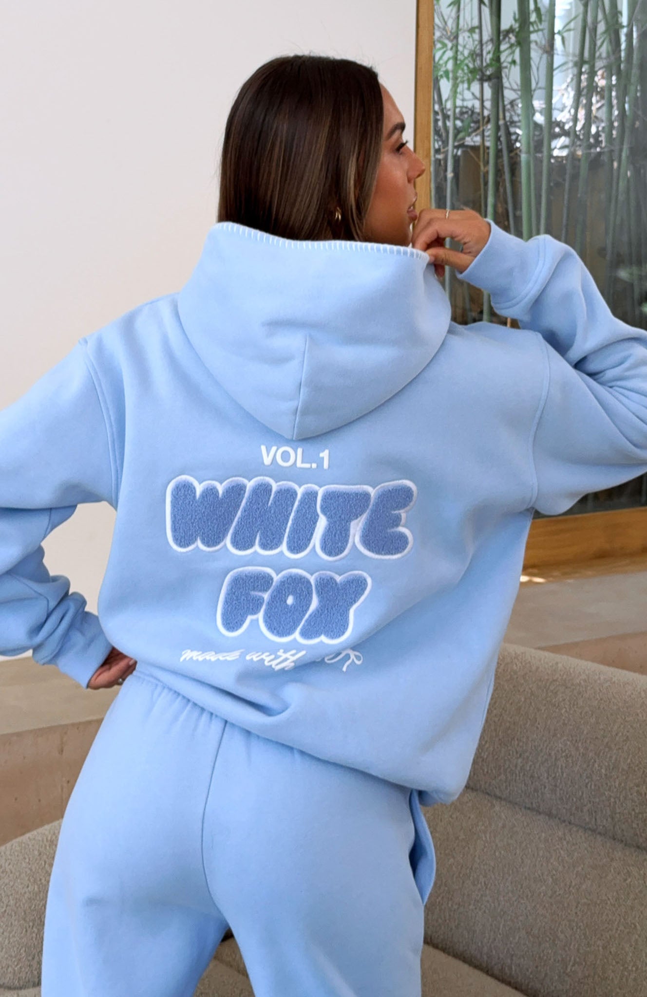 Vol. 1 Oversized Hoodie Blue | White Fox Boutique