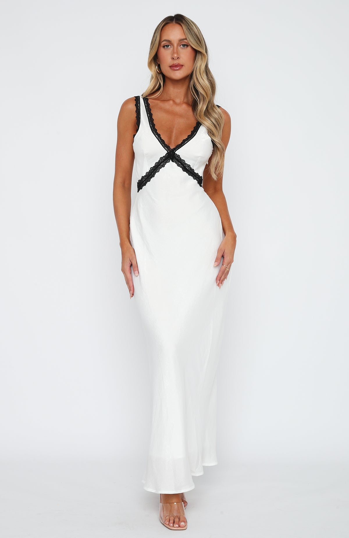 Event Ready Maxi Dress White