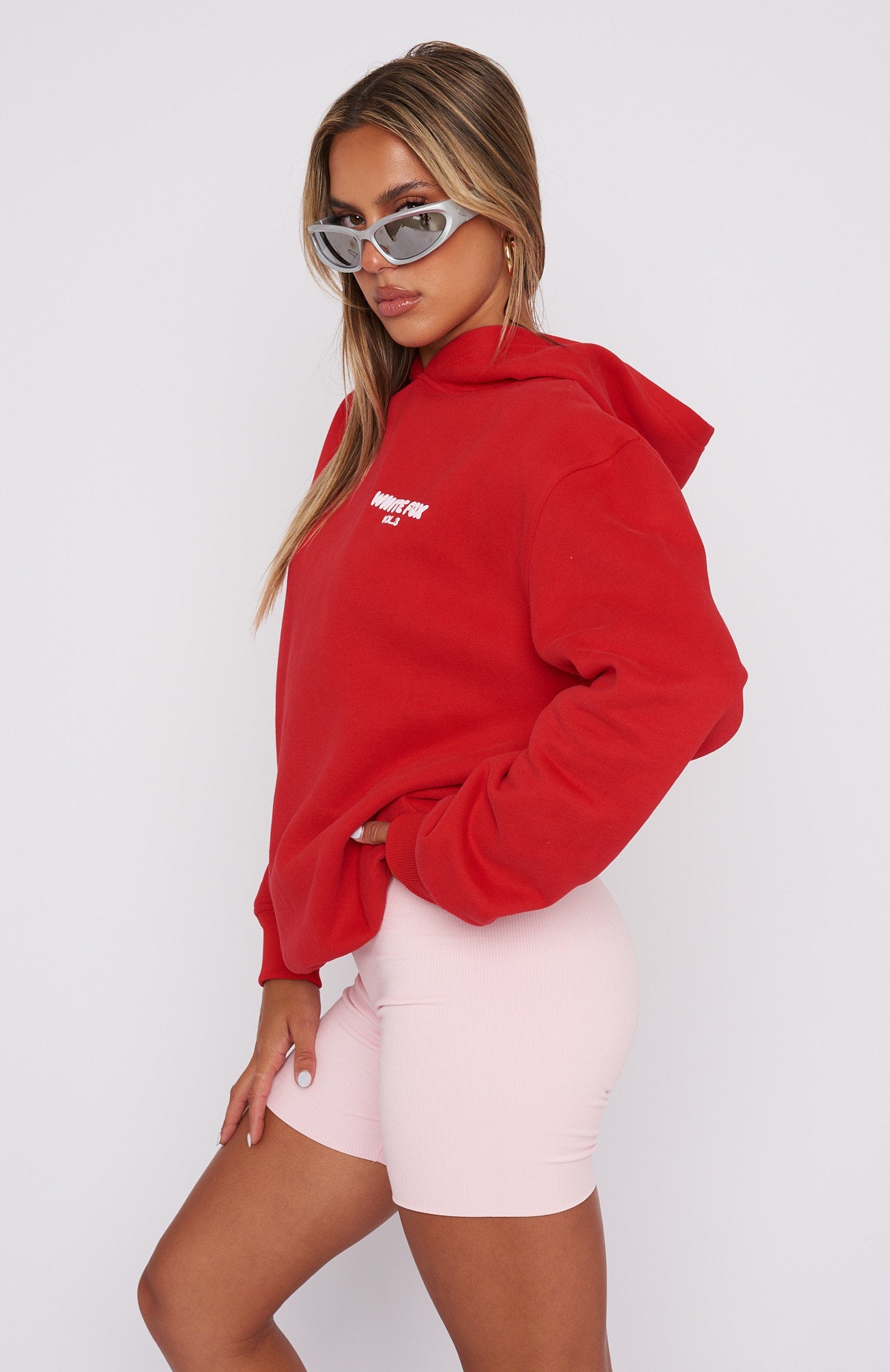 Offstage Hoodie Cherry | White Fox Boutique