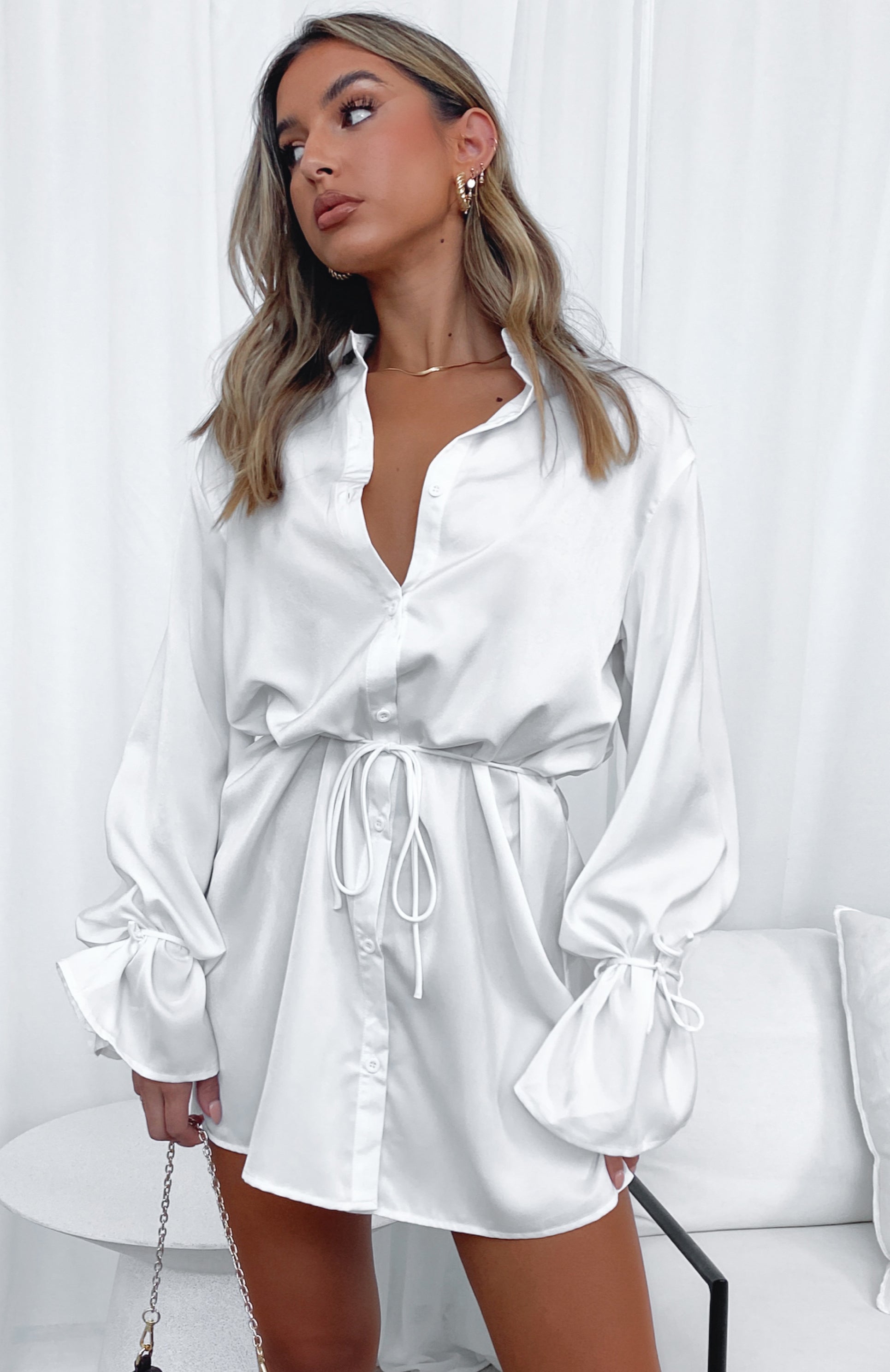 White fox boutique new arrivals white dress