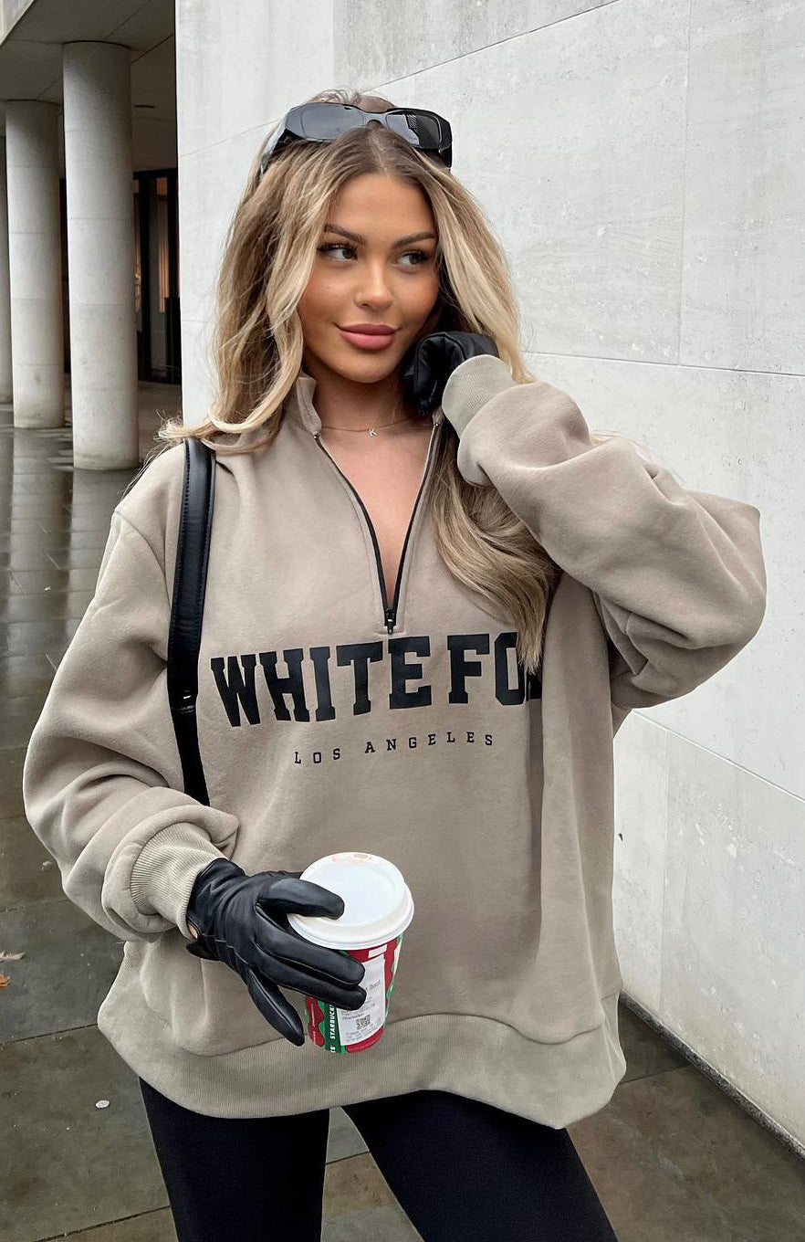 white fox los angeles sweatshirt