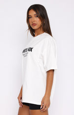 Looking For More Oversized Tee White