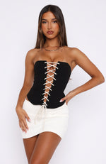 Word On The Street Bustier Black