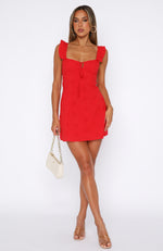 Summer Crush Mini Dress Red