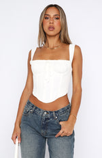 Fool For Love Bustier White