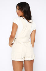 Hard To Keep Up Overalls Cream