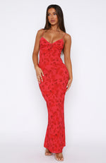 New Beginnings Maxi Dress Raspberry Delight