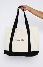 On The Move Tote Bag Black