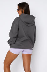 Sweet As Ever Oversized Hoodie Volcanic