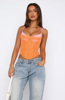 Heavenly Hour Bustier Orange