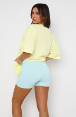 Just To Be Popular Bike Shorts Light Blue