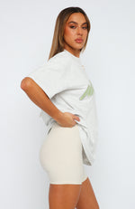 Catch You Out Oversized Tee Grey Marle