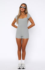 As Time Goes By Playsuit Grey