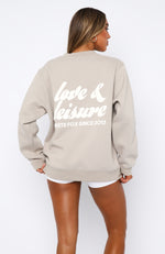 Love & Leisure Oversized Sweater Moon
