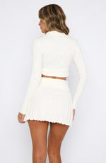 Never Change Mini Skirt Off White