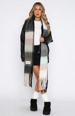 Winter Warmth Oversized Scarf Teal