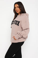 Shout It Out Oversized Hoodie Cinnamon