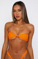 Ocean Baby Bikini Top Bright Orange