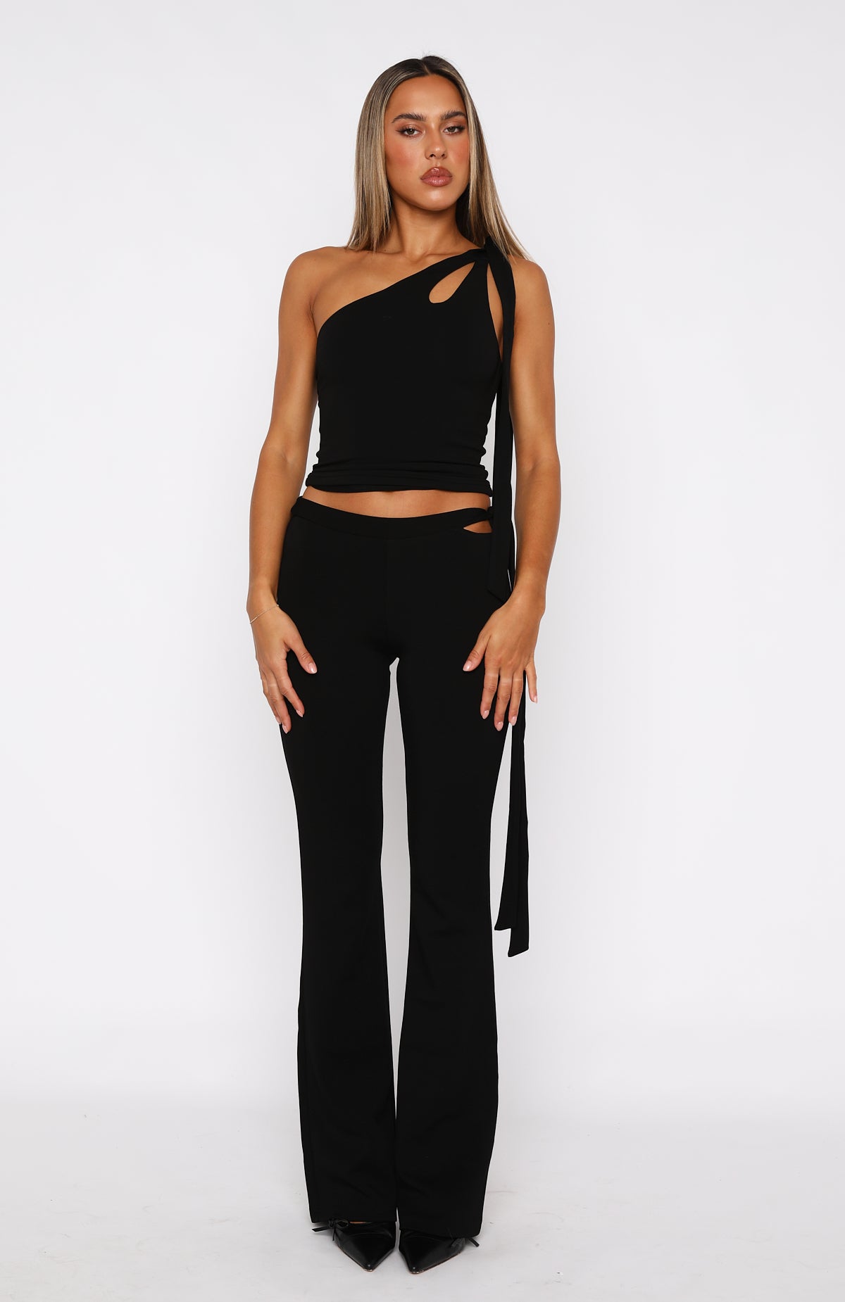 Reckless Romance Pants Black | White Fox Boutique