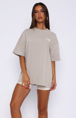 Just Your Style Oversized Tee Grey