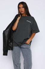 Offstage Oversized Tee Charcoal