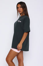 Just Your Style Oversized Tee Dark Green
