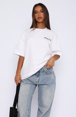 Offstage Oversized Tee White