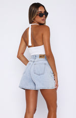 Get With It Halter Top White
