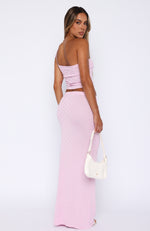 Carrying Your Love Maxi Skirt Pink