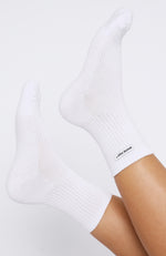 All Angles Socks White