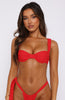 Elouera Bikini Top Red