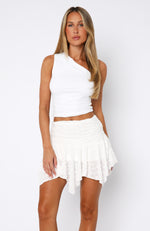 Poolside Dreaming Mini Skirt White