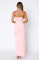 What A Girl Wants Maxi Dress Baby Pink