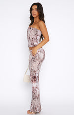 Don't Ever Leave Maxi Skirt Smokey Pink