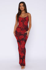 I Don't Miss You Maxi Dress Ruby Floral