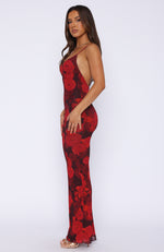 I Don't Miss You Maxi Dress Ruby Floral