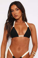 Mosman Bikini Top Black/White