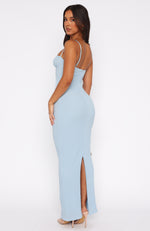 Hate To Love Maxi Dress Baby Blue