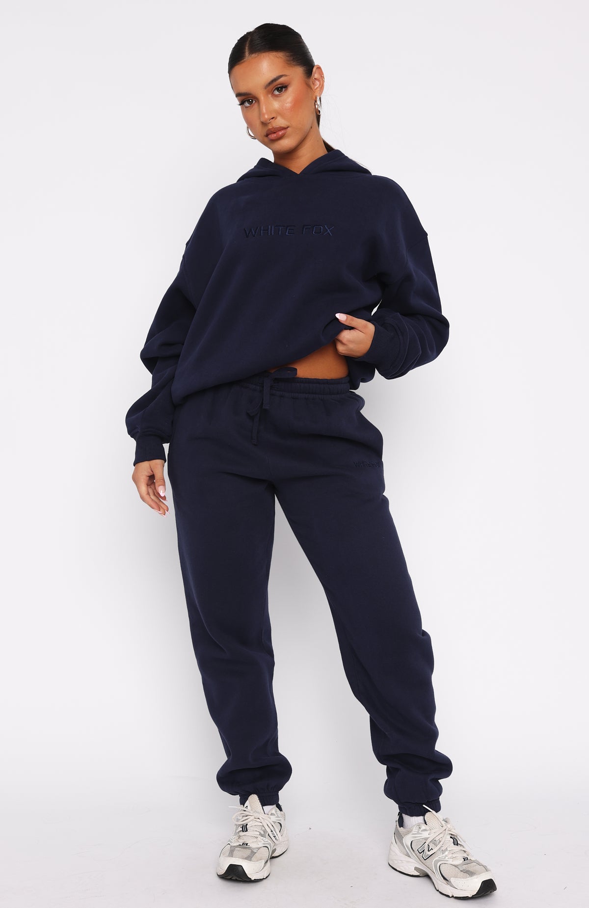 Stay Lifted Sweatpants Navy | White Fox Boutique