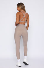 Go Getter High Waisted Leggings Taupe